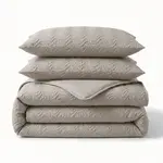 Sleeptime Dekbedovertrek Curve 3D Taupe/Grijs