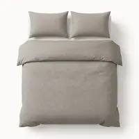 Sleeptime DekbedovertrekModern Geo 3D Taupe/Grijs