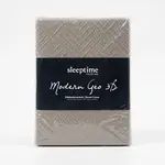 Sleeptime DekbedovertrekModern Geo 3D Taupe/Grijs