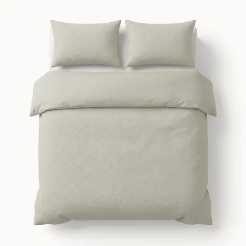 Sleeptime Dekbedovertrek Modern Geo 3D Cream