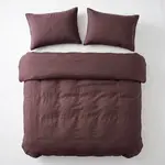 Dreamhouse Dekbedovertrek Stone Washed Burgundy