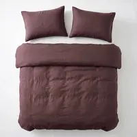 Dreamhouse Dekbedovertrek Stone Washed Burgundy