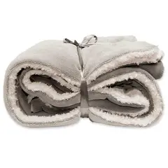 Unique living Plaid Lars 150x200cm chateau grey