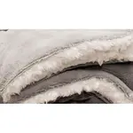 Unique living Plaid Lars 150x200cm chateau grey