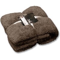 Unique living Plaid Teddy 150x200cm taupe