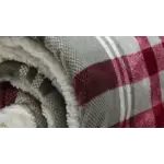 Unique living Plaid Larsson 150x200cm grey/red