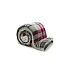 Unique living Plaid Larsson 150x200cm grey/red