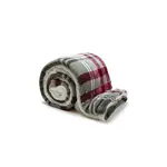 Unique living Plaid Larsson 150x200cm grey/red