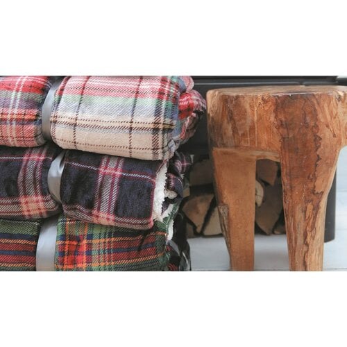 Unique living Plaid Larsson 150x200cm dark grey