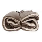 Unique living Plaid Lars 150x200cm taupe