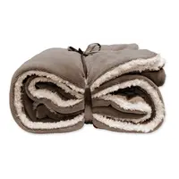 Unique living Plaid Lars 150x200cm taupe