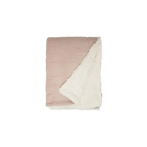 Unique living Plaid Lars 150x200cm old pink