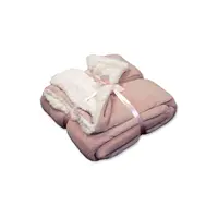 Unique living Plaid Lars 150x200cm old pink