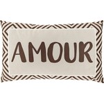 Unique living Kussen Text print 30x50cm dessin 1