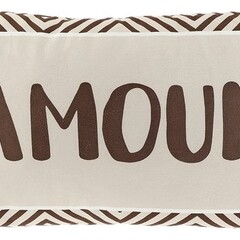 Unique living Kussen Text print 30x50cm dessin 1