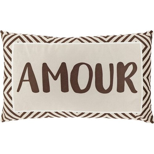 Unique living Kussen Text print 30x50cm dessin 1