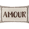 Unique living Kussen Text print 30x50cm dessin 1