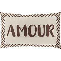Unique living Kussen Text print 30x50cm dessin 1
