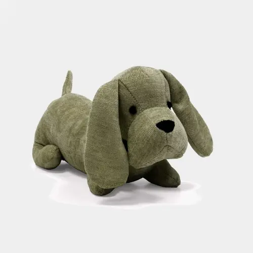 Unique living Deurstopper Dog 38x15x18cm green