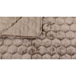 Unique living Bedsprei Peggy 170x220cm taupe