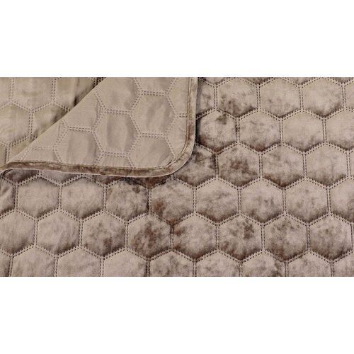 Unique living Bedsprei Peggy 170x220cm taupe