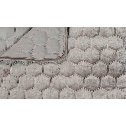 Unique living Bedsprei Peggy 170x220cm light grey