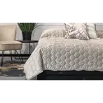 Unique living Bedsprei Peggy 170x220cm dove white