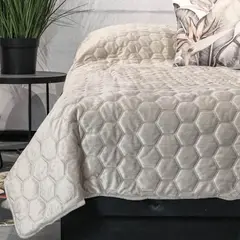 Unique living Bedsprei Peggy 170x220cm dove white