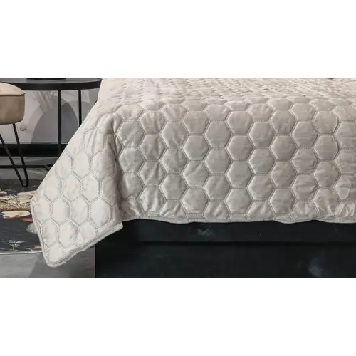 Unique living Bedsprei Peggy 170x220cm dove white