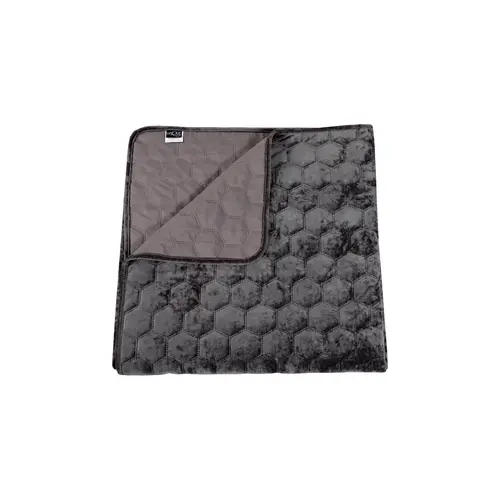 Unique living Bedsprei Peggy 170x220cm dark grey