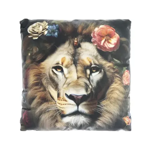 Unique living Kussen Winter tropical print 45x45cm dessin 4