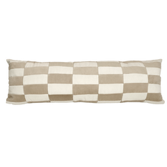 Unique living Kussen Lou 30x90cm Beige/wit