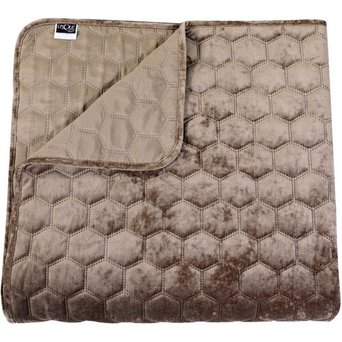 Unique living Bedsprei Peggy 170x220cm taupe