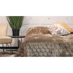 Unique living Bedsprei Peggy 170x220cm taupe