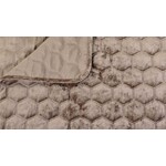 Unique living Bedsprei Peggy 170x220cm taupe