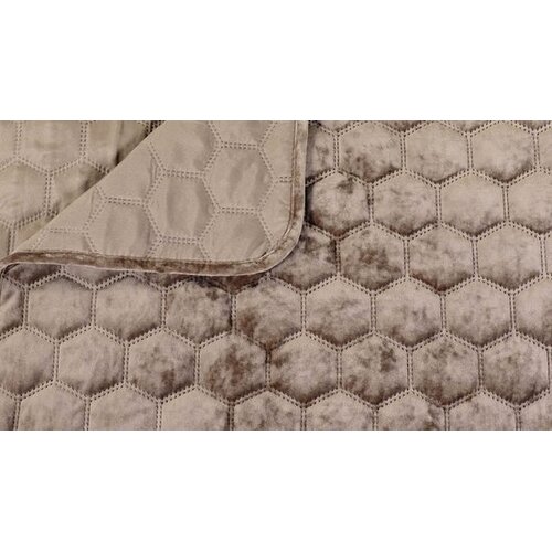 Unique living Bedsprei Peggy 170x220cm taupe