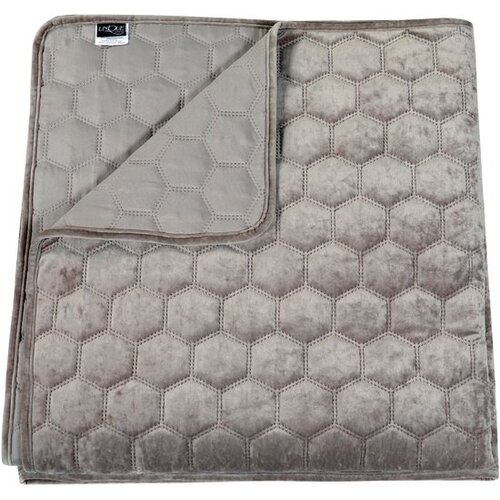 Unique living Bedsprei Peggy 170x220cm light grey