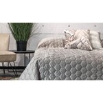 Unique living Bedsprei Peggy 170x220cm light grey