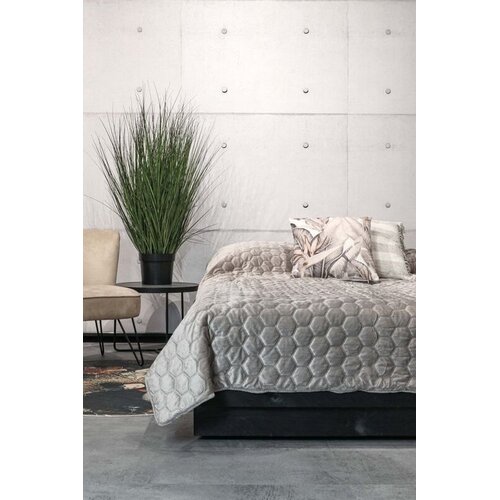 Unique living Bedsprei Peggy 170x220cm light grey
