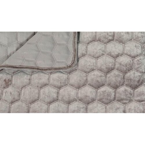 Unique living Bedsprei Peggy 170x220cm light grey