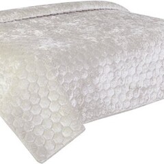 Unique living Bedsprei Peggy dove white