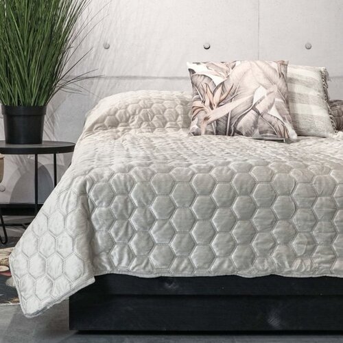 Unique living Bedsprei Peggy 170x220cm dove white