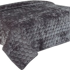 Unique living Bedsprei Peggy dark grey