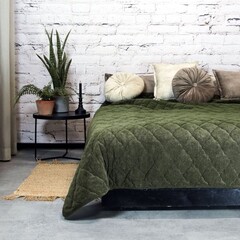 Unique living Bedsprei Jenny green