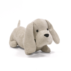 Unique living Deurstopper Dog 38x15x18cm sand