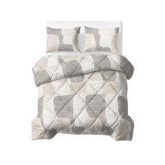 Sleeptime Lazy Dekbed Katoen Checkered Beige/Grijs