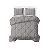 Sleeptime Lazy Dekbed Katoen Stripy Beige/Blauw