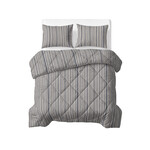 Sleeptime Lazy Dekbed Katoen Stripy Beige/Blauw