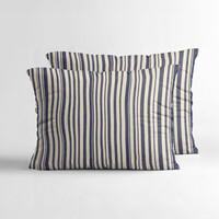 Sleeptime Stripy 2pack slopen slopen Beige/Blauw 60 x 70