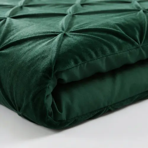 Sleeptime Lazy Velvet Pintuck Groen